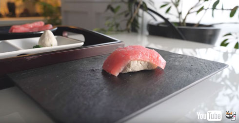 完成したお寿司