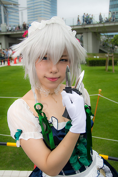 夏コミ C92 コスプレ 十六夜咲夜 青波つき