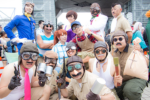 夏コミ C92 コスプレ 紅の豚 空賊連合併せ