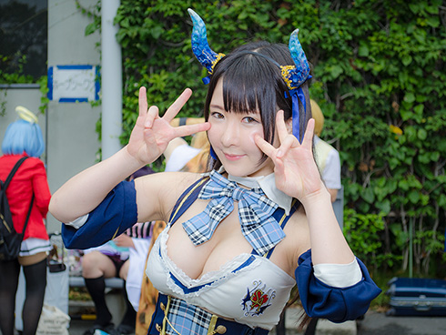 夏コミ C92 コスプレ サキュバスとあばんちゅーる 雨宮留菜
