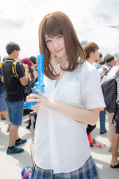 夏コミ C92 コスプレ GF(仮)椎名心実 水遊び みゅーあ