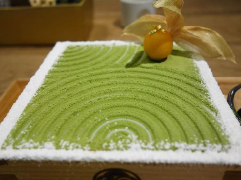 SALON GINZA SABOU 抹茶 パフェ Instagram