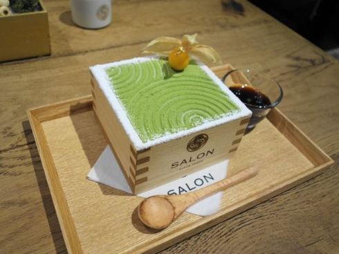 SALON GINZA SABOU 抹茶 パフェ Instagram