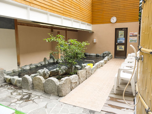 寿湯 銭湯 露天風呂 交互浴