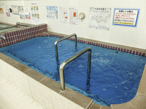 寿湯 銭湯 露天風呂 交互浴