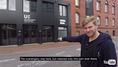 独アーティスト、Twitter社オフィス前に削除されなかったヘイトツイートをスプレー　通報を6カ月間無視され