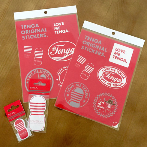 「TENGA」ステッカー、ふせん発売
