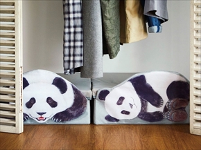 フェリシモ　パンダ収納ボックス