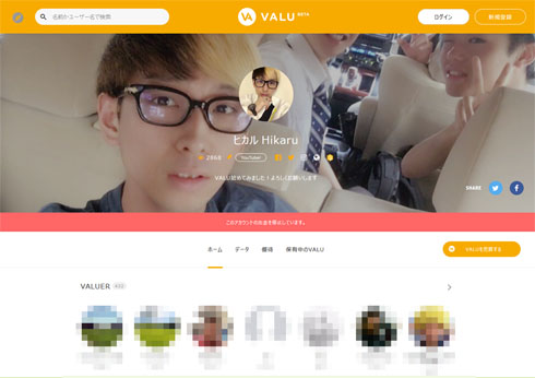 ヒカル VALU 炎上