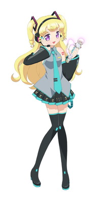 自分のキャラクターにミクの衣装が着せられるよ