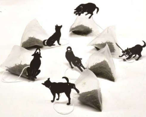 いぬ茶 ティーバッグ 切り絵 犬