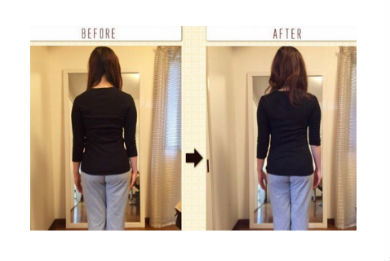 PINKY　骨盤矯正　背後から