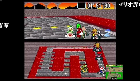 スーパーマリオカート sfc TAS 最小得点