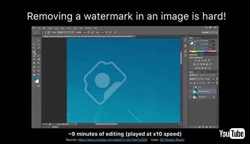 Googleが画像のウォーターマーク（透かし）を一括削除する技術を開発　防止策も発表し技術悪用を先回り