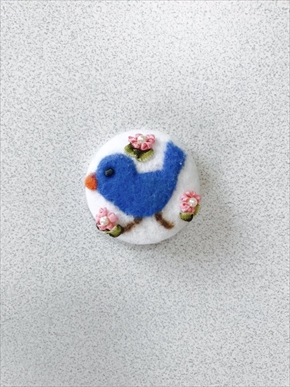 チラシ 刺しゅう 刺繍 母 お母さん 狂気