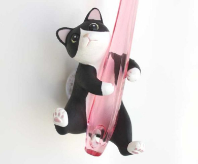 はなさないニャー ギュッと歯ブラシホルダー フェリシモ猫部