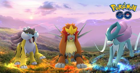 ポケモンGO　テンテイ　スイクン　ライコウ