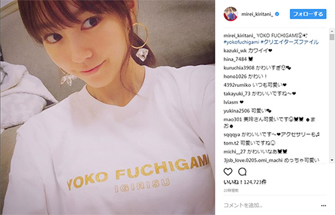 桐谷美玲 YOKO FUCHIGAMI クリエイターズ・ファイル