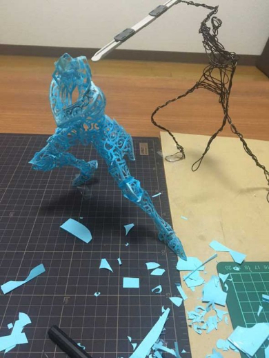 立体切り絵 フィギュア