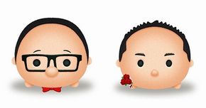 ツムツム　ツム顔　メーカー　顔　ツムツム風