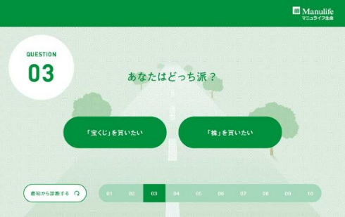 Life 2.0 TRAVEL 職業 診断 仕事 マニュライフ生命