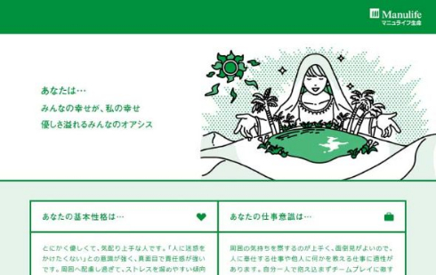 Life 2.0 TRAVEL 職業 診断 仕事 マニュライフ生命