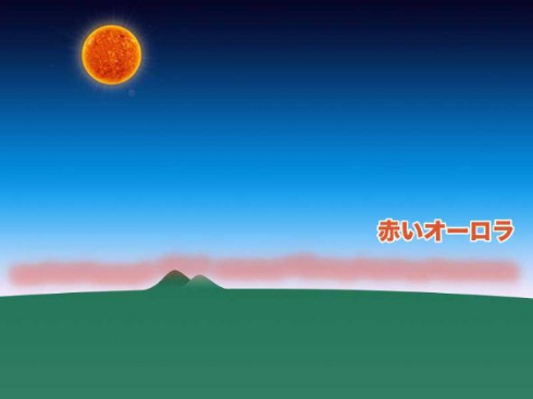 日本 オーロラ 観測 太陽フレア