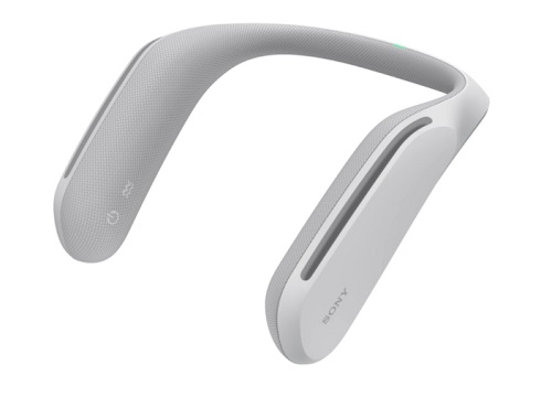 肩のせ　スピーカー　ソニー　SONY　ウェアラブル