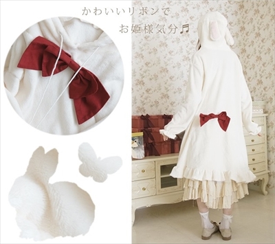 うさぎになれるルームウェア
