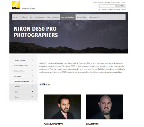 Nikon Asia キャンペーン