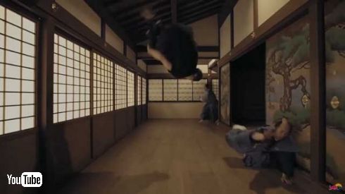 日光江戸村 パルクール Jason Paul レッドブル