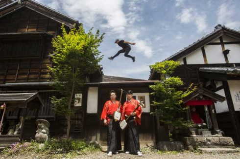 日光江戸村 パルクール Jason Paul レッドブル