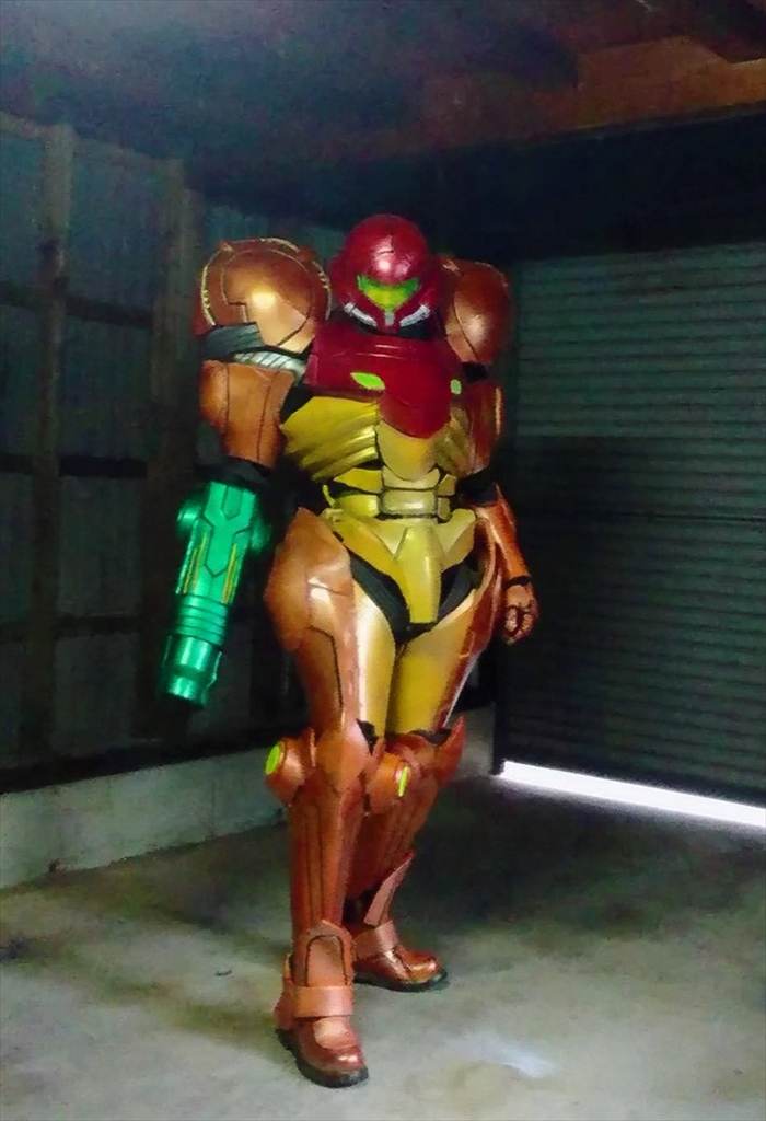 光るギミックがカッコいい！ メトロイドの“サムススーツ”を完全