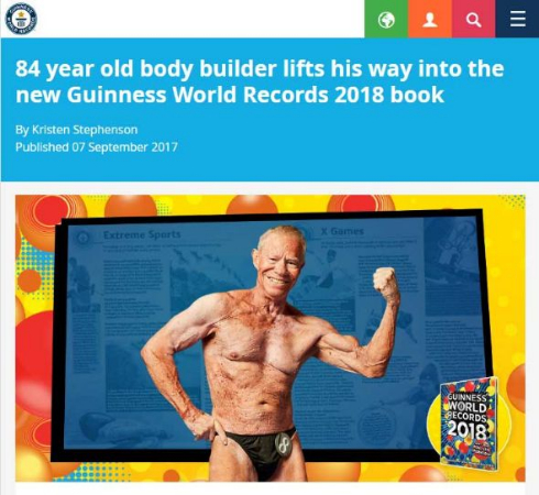 世界最高齢 おじいちゃん ボディービルダー 84歳