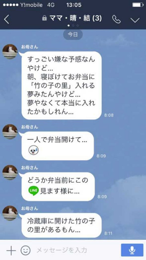 お弁当 たけのこの里 母