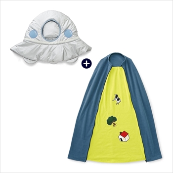 アブダクションする UFO着る毛布