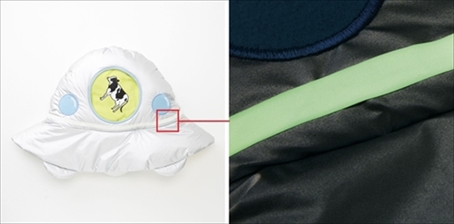 アブダクションする UFO着る毛布