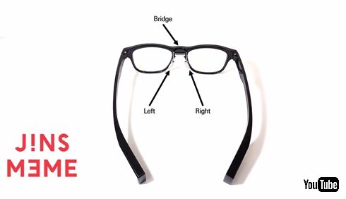 鼻をこすって操作するウェアラブルメガネが開発される　さり気なくスマホを操作したいときなどに活躍しそう