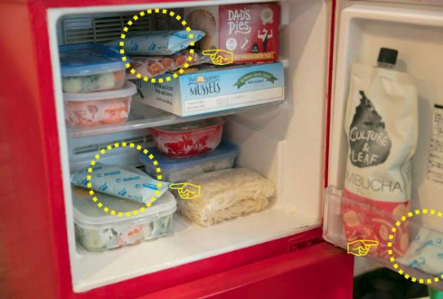 限定 ブラックモンブラン DO NOT EAT 保冷剤 擬態