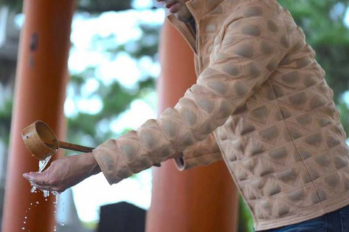 八つ橋 ダウンジャケット あんこ