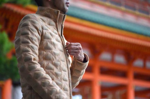 八つ橋 ダウンジャケット あんこ