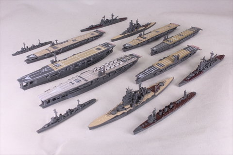 洋上艦隊コレクション他 ホビーガチャ 洋上模型 連合艦隊コレクション 大和型艦艇編