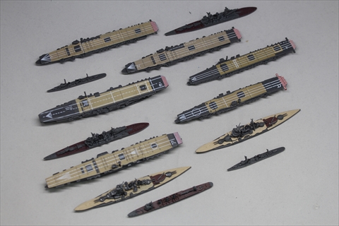 ガチャで連合艦隊を再現できる 「洋上模型 連合艦隊コレクション