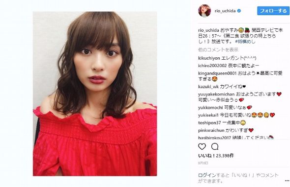 内田理央 幼少期 過去 誕生日 年齢 Instagram