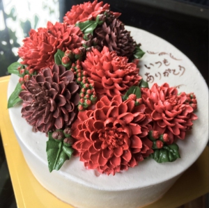 ダリアのケーキ