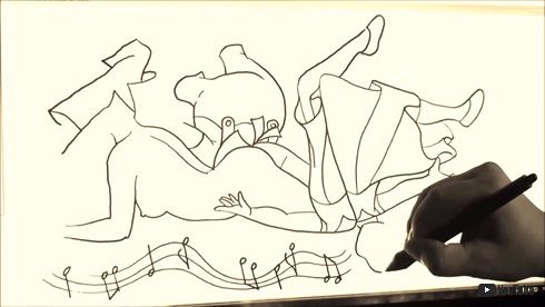 心が汚れている人には、エッチに見えるお絵描き動画