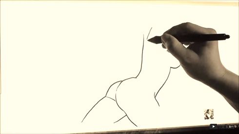 心が汚れている人には、エッチに見えるお絵描き動画