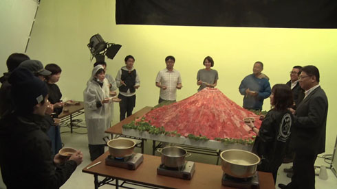 撮影後スタッフでおいしくいただきました