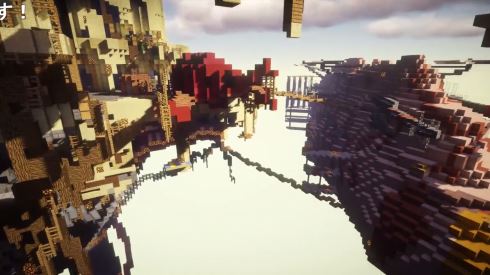 マインクラフト 天空の城ラピュタ 再現