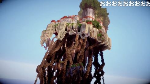 マインクラフト 天空の城ラピュタ 再現